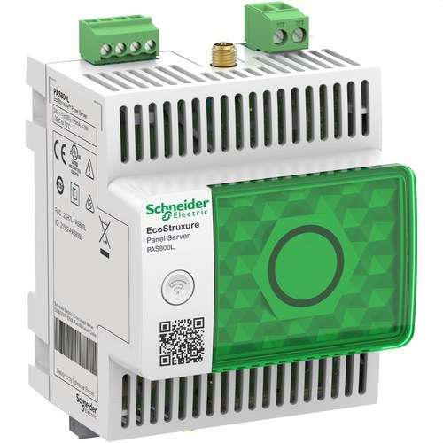 EcoStruxure Panel Server Advanced datalogger, trådløs hub og Modbus-gateway til 24V DC med reference PAS800L fra mærket SCHNEIDER ELECTRIC