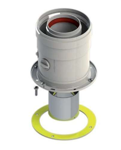 Vertikal koaksial udgang kompatibel med Cointra 60/100 hvid aluminium med reference 610CVUP1 fra mærket FIG