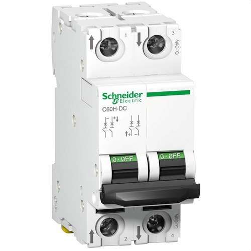Magnetotermisk C60H 500V 2P 10A Kurve C med reference A9N61528 fra mærket SCHNEIDER ELECTRIC