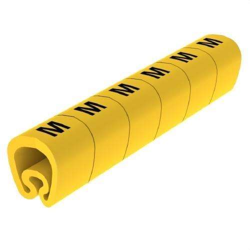 Forhåndsskårne gule markører Ø18 PVC plastbelagte med reference 1813-M fra mærket UNEX