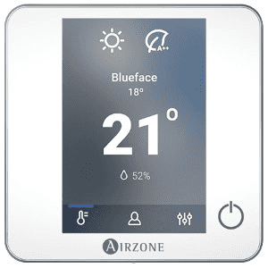 Kablet termostat Airzone Blueface Zero hvid med reference AZCE6BLUEZEROCB fra mærket AIRZONE