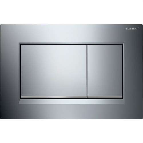 Dobbelt skylleknap SIGMA30 krom skinnende med reference 115.883.KH.1 fra mærket GEBERIT