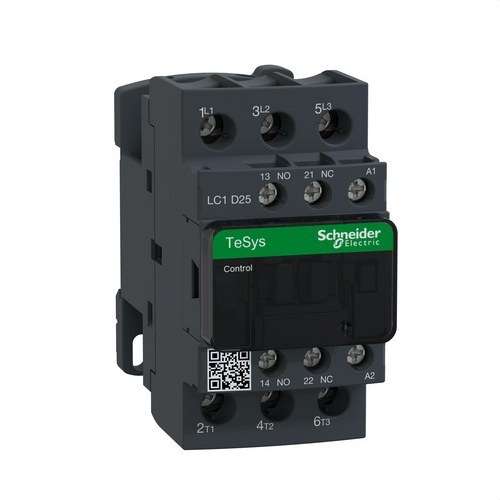 Kontaktor 25A 1 NO/1 NC 230V 50-60HZ med reference LC1D25P7 fra mærket SCHNEIDER ELECTRIC