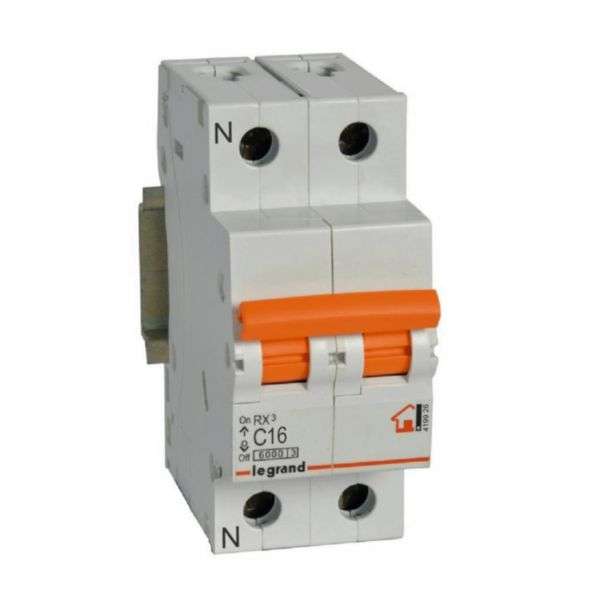 Magnetafbryder RX³ - 1P+N - 230V~ - 16A - kurve C med reference 419926 fra mærket LEGRAND