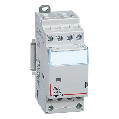 Kontaktor 4P 25A 4NO 230V Legrand CX3 med reference 412535 fra mærket LEGRAND