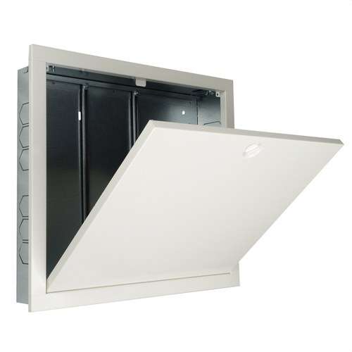 Galvaniseret stålkabinet til samlere 690x510x90 mm med reference 1007090 fra mærket ORKLI