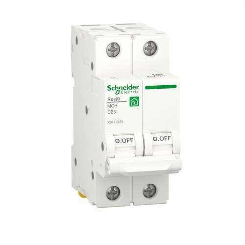 Magnetotermisk Resi9 2P 25 A 6000 A 230 V med reference R9F12225 fra mærket SCHNEIDER ELECTRIC