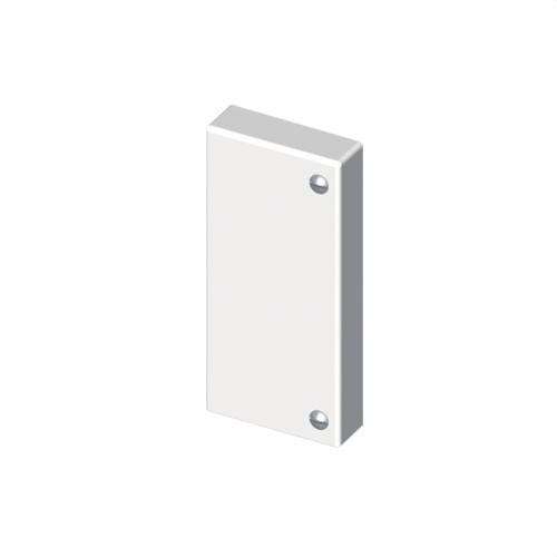 Hvid endehætte 60x150mm U24X med reference 73385-2 fra mærket UNEX
