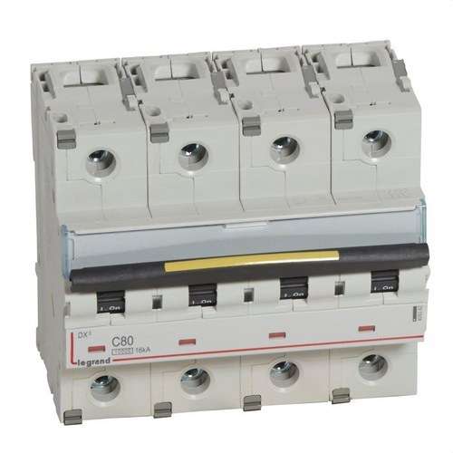 Magnetotermisk DX3 4 Poler 80A med reference 409362 fra mærket LEGRAND