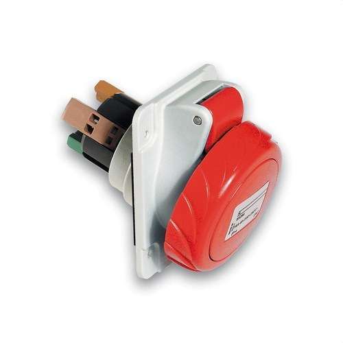 Indbygningsstik 32A 3P+N+TT 380-415V IP67 med reference PKY32F735 fra mærket SCHNEIDER ELECTRIC