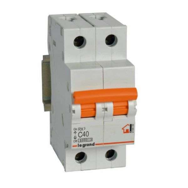 Magnetafbryder RX³ - 2P - 230/400V~ - 40A - kurve C med reference 419939 fra mærket LEGRAND