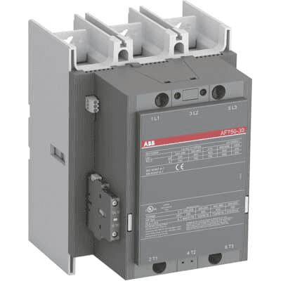 ABB AF750-30-11 kontaktor AF, 3 poler, 3 NO, 1 kA spole, 250 V, 425 kW med reference 1SFL637001R7011 fra mærket ABB