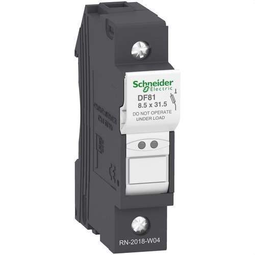 Sikringsholder uden pilot 1P 25A sikring 8,5X31,5 med reference DF81 fra mærket SCHNEIDER ELECTRIC
