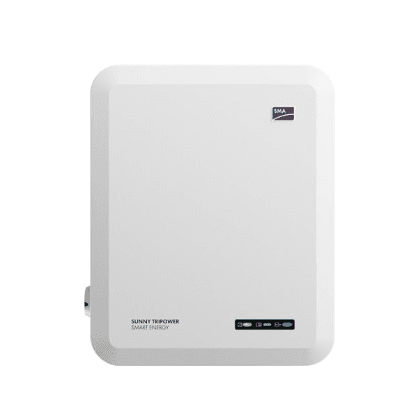 SMA Sunny Tripower Smart Energy 5.0 5 kW trefaset hybrid solcelleinverter med reference 124610-00.01 fra mærket SMA SOLAR