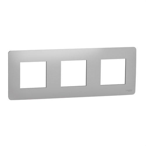 Aluminiumsramme med 3 elementer New Unica Studio med reference NU200630 fra mærket SCHNEIDER ELECTRIC