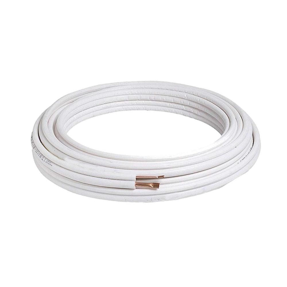 Dobbelt isoleret kobberrør til aircondition 1/4"-3/8" - Rulle på 20 meter med reference PEDOBLAM1/4X3/8(20M) fra mærket TUBERIA COBRE