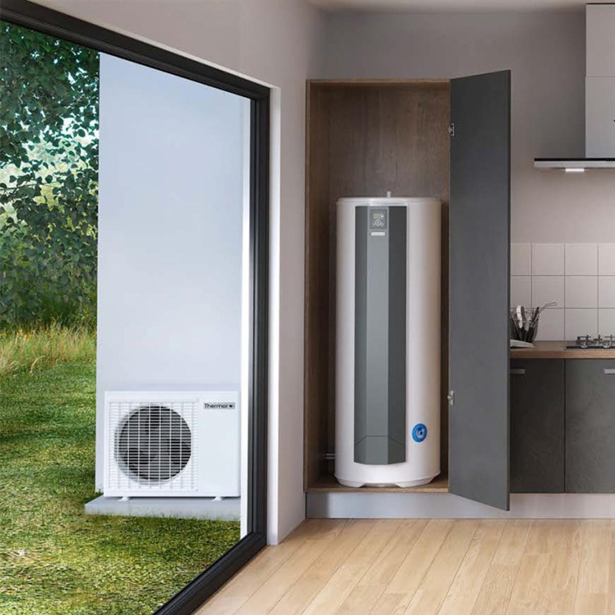 Varmepumpe til brugsvand Thermor Aéromax Split 270 liter med reference 602120 fra mærket THERMOR