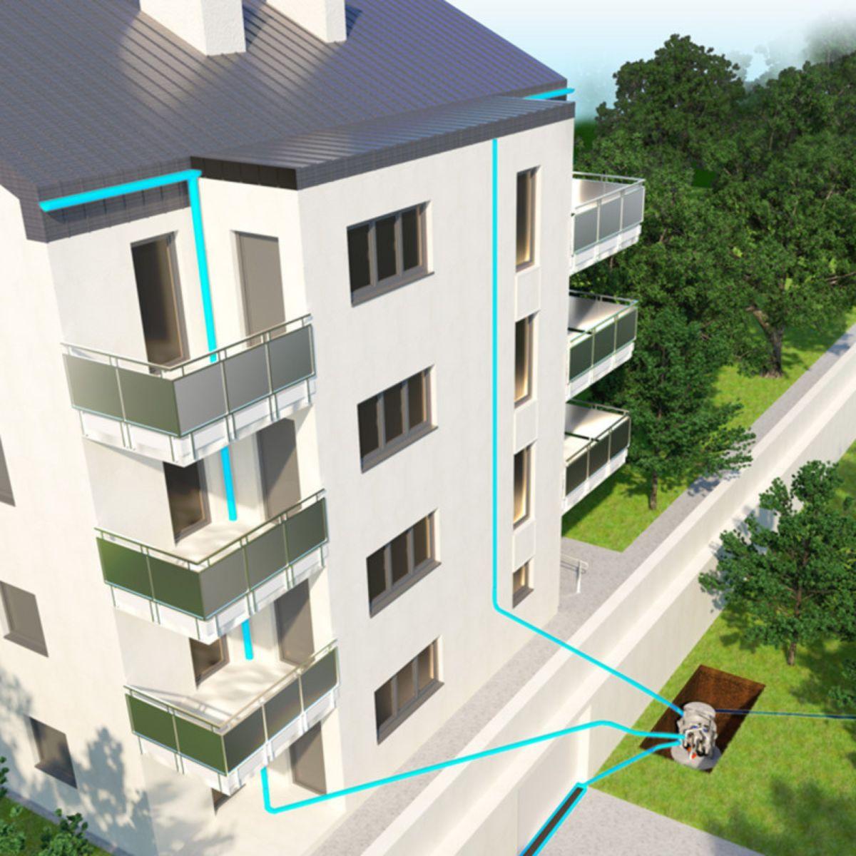 SFA SANIFOS 610 2 SLD 700 S Pumpestation med reference 009FOS610BM2B fra mærket SFA SANITRIT