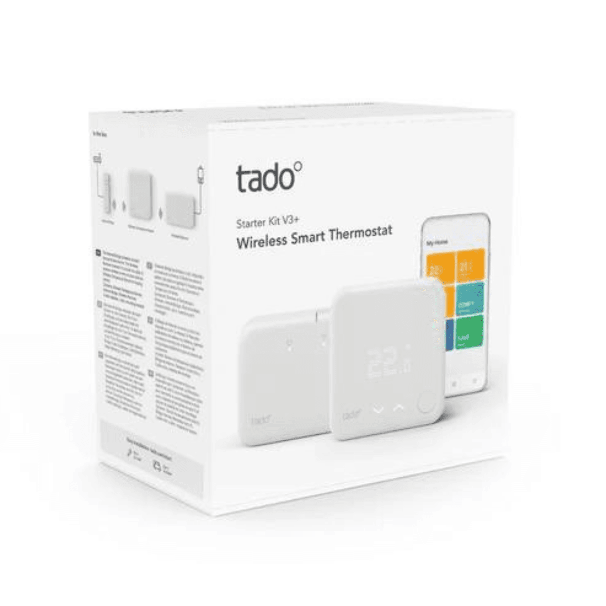 TADOº V3+ trådløst smart termostat startpakke med WiFi og APP med reference ST KIT W V3 + fra mærket TADOº