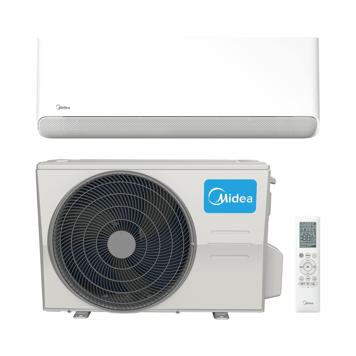 Klimaanlæg med wifi Midea i-Cube Breezeless E 5,2 kW 18000 BTU med reference E 52(18)N8 fra mærket MIDEA