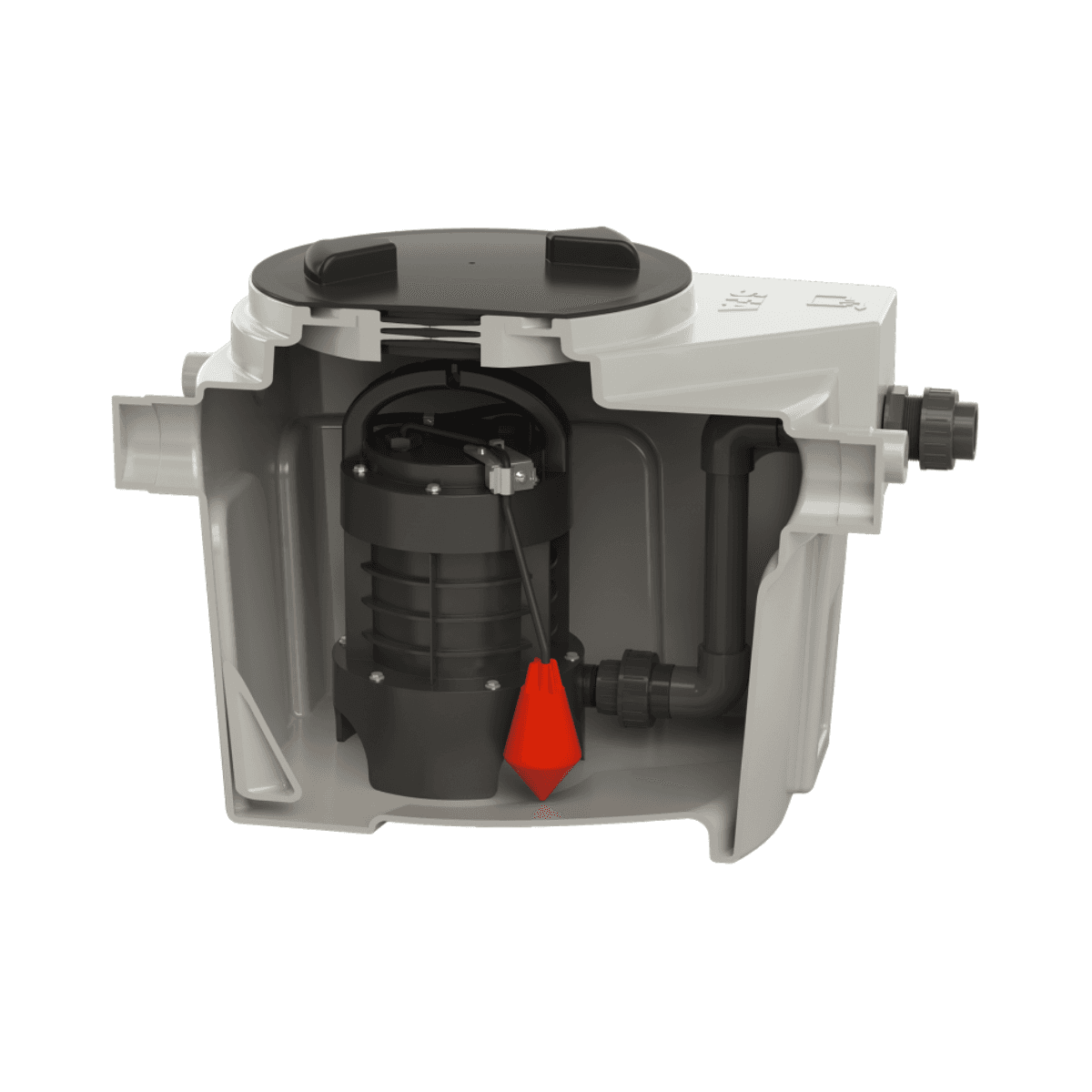 SFA Sanifos 110 Pumpestation - Kværnversion med reference 009FOS110TM fra mærket SFA SANITRIT