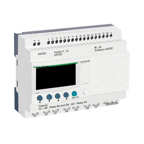 Zelio Logic Modular Programmable Relay 26 Inputs/Outputs with reference SR3B261BD from the brand SCHNEIDER ELECTRIC