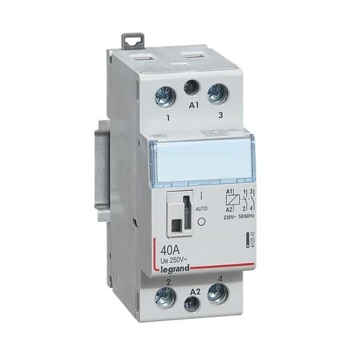 Kontaktor 40A 2NO 230V med reference 412545 fra mærket LEGRAND