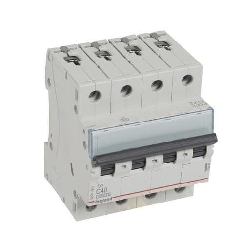 Magnetotermisk TX3 4P 40A Kurve C Kurve C 6kA med reference 403630 fra mærket LEGRAND