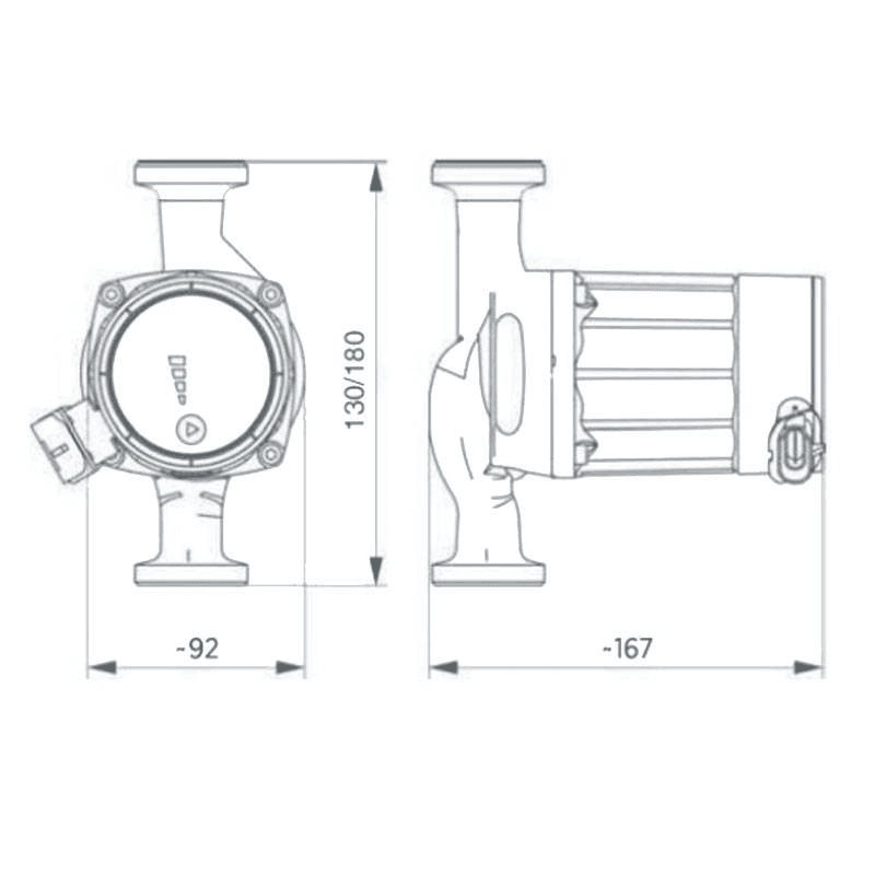 Cirkulationspumpe Ebara EGO W1 25/60-130 med reference 1576000360 fra mærket EBARA