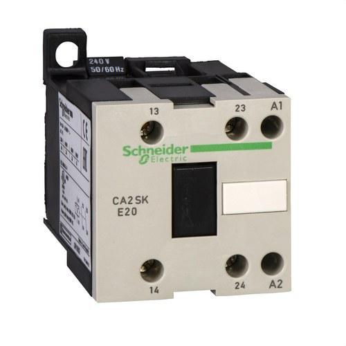 CA2-SKE kontaktor 2 NO + 0 NC vekselstrøm 10 A 220 V AC med reference CA2SKE20M7 fra mærket SCHNEIDER ELECTRIC