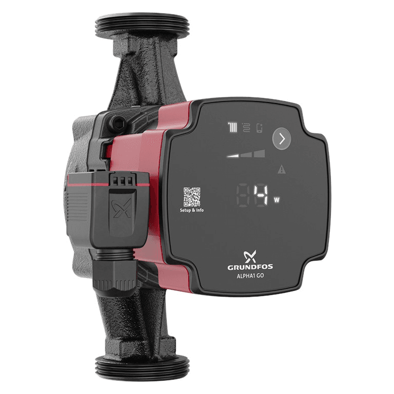 Grundfos ALPHA1 GO 25-80 180 cirkulationspumpe med reference 93074179 fra mærket GRUNDFOS