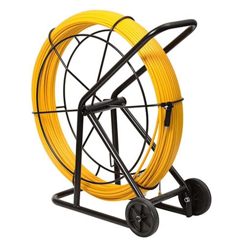Selvforsynende gul fiberkabeltrækker 6mm VH600 - Rulle på 50 meter med reference 30617050 fra mærket ESTIARE
