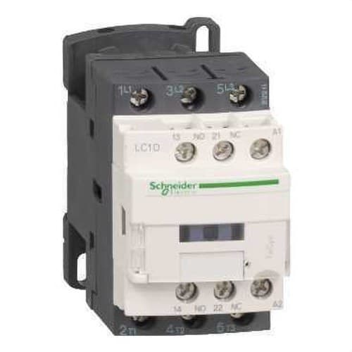Kontaktor 12A 1 NO/1 NC 48V 50-60HZ med reference LC1D12E7 fra mærket SCHNEIDER ELECTRIC