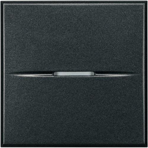 Oplyst aksial krydsning skrueklemme 2 moduler antracit Axolute med reference HS4004/2 fra mærket BTICINO