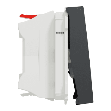 2-moduls afbryder antracit New Unica med reference NU320354 fra mærket SCHNEIDER ELECTRIC