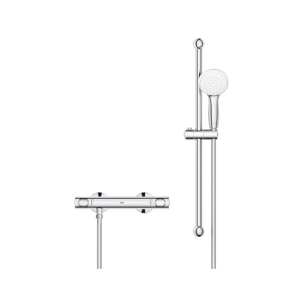 Grohe Grohtherm 500 1/2" Thermostatic Shower Set Chrome with reference 34796001 from the brand GROHE