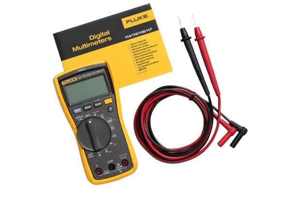 Digital multimeter til elektrikere med berøringsfri spændingsdetektor Fluke 117 med reference 2583647 fra mærket FLUKE