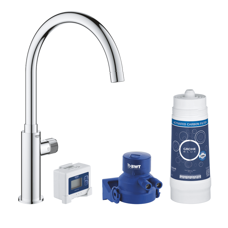 Startpakke - Grohe Blue etgrebs køkkenarmatur med reference 30387000 fra mærket GROHE