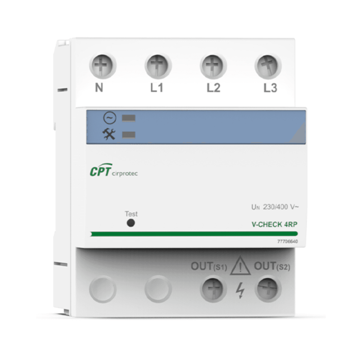 Overspændingsbeskytter V-CHECK 4RP 4P med reference 77706640 fra mærket CIRPROTEC