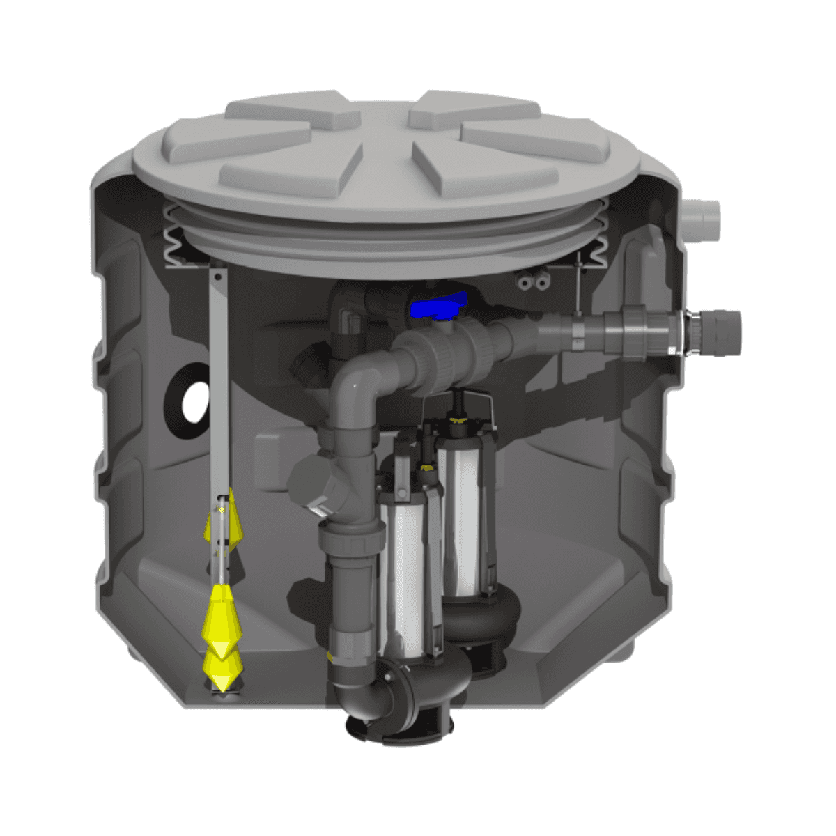 SFA SANIFOS 610 2 SLD 700 T Pumpestation med reference 009FOS610BT2B fra mærket SFA SANITRIT