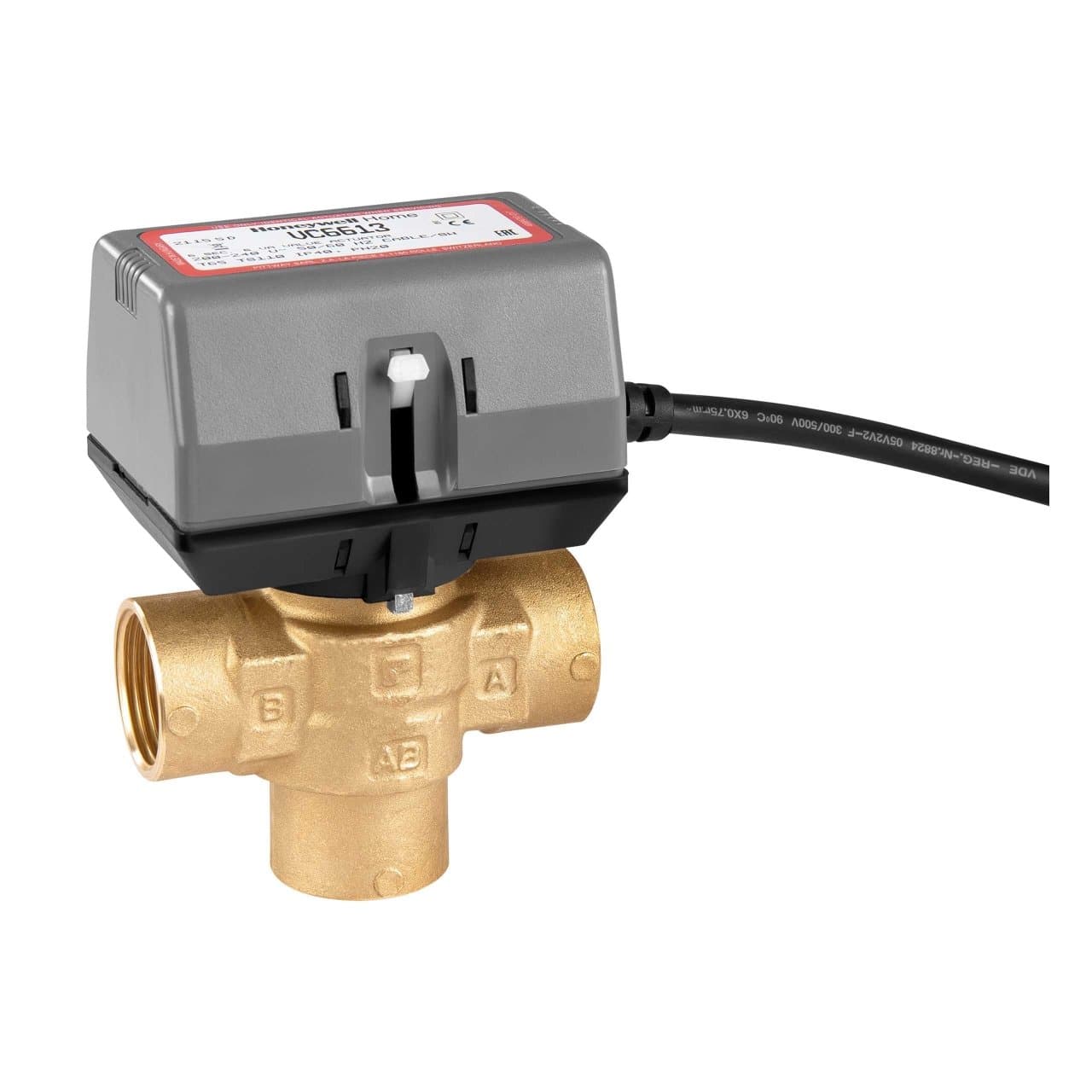 Motoriseret 3-vejs zoneventil 3/4" med reference VC6613MH6000/U fra mærket RESIDEO