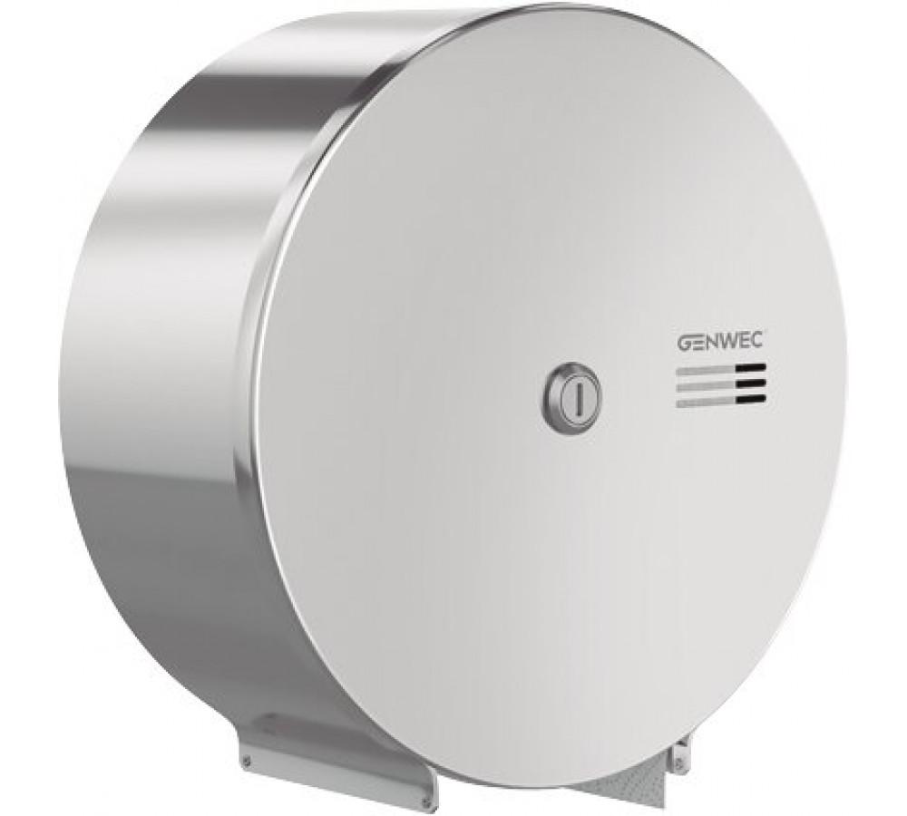 Jumbo toiletpapirdispenser inox 304 blank med reference GW03 02 04 02 fra mærket GENWEC