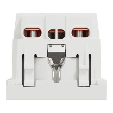 Polar hvid schuko-stikdåse New Unica med reference NU303718 fra mærket SCHNEIDER ELECTRIC