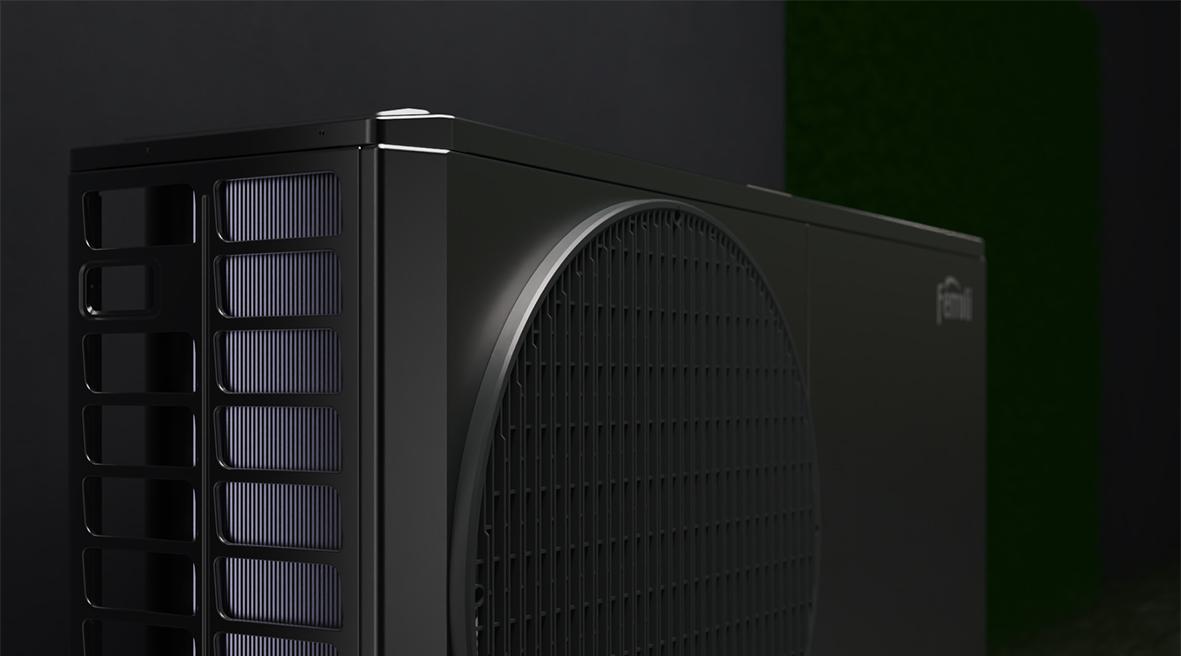 Trifaset varmepumpe aerotermi monoblok R290 Ferroli OMNIA Life M 16 kW med fjernbetjening med reference 4B4770189 fra mærket FERROLI