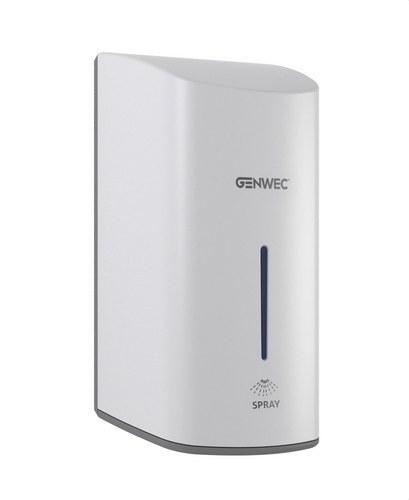Automatisk dispenser til hånddesinfektion i sprayform ABS hvid med reference GW04 15 01 00 fra mærket GENWEC