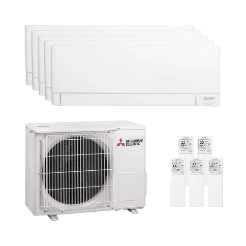 5x1 Air Conditioner with WiFi and PlasmaQuad+ Filter Mitsubishi 3.5 kW 12000 BTU with reference MXZMSZAY-3535353535-122 from the brand MITSUBISHI