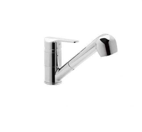 Single-lever kitchen tap with pull-out spout K8 chrome with reference 61205 28 45 66 from the brand GENEBRE