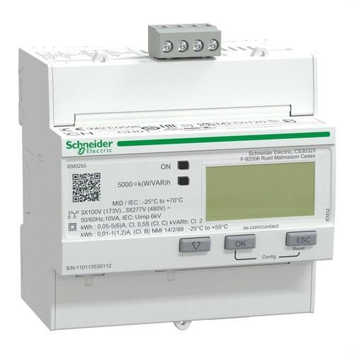 Energimåler iem3255 x/5a c.0,5s modbus MID med reference A9MEM3255 fra mærket SCHNEIDER ELECTRIC