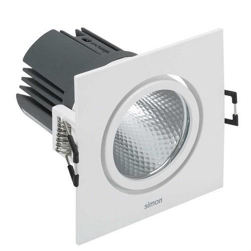 Downlight LED 703.24 JUSTERBAR FIRKANTET 3000K WIDE FLOOD hvid med reference 70324030-483 fra mærket SIMON