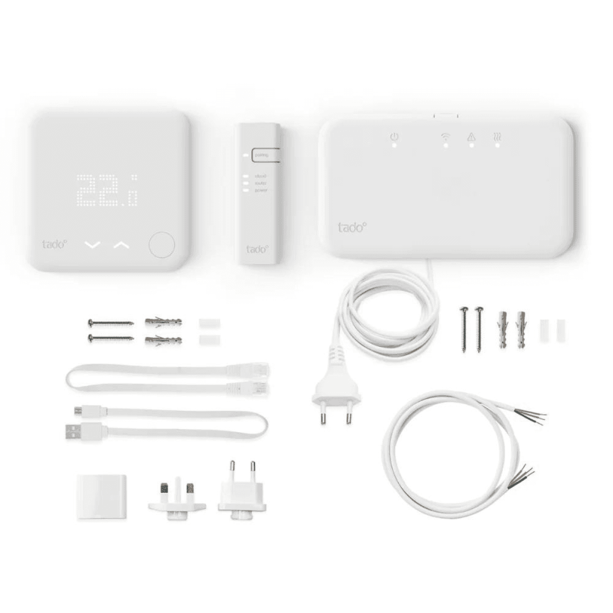 TADOº V3+ trådløst smart termostat startpakke med WiFi og APP med reference ST KIT W V3 + fra mærket TADOº
